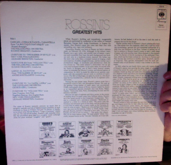 Gioacchino Rossini : Rossini's Greatest Hits (LP, Comp)