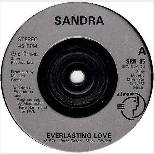 Sandra : Everlasting Love (7", Single, Sil)