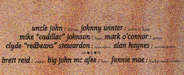 "Uncle" John Turner & Johnny Winter : Uncle John Turner + Johnny Winter (LP, Album)