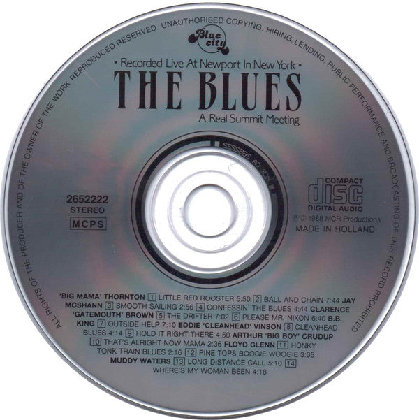Various : The Blues - A Real Summit Meeting (Recorded Live At Newport In New York) (CD)
