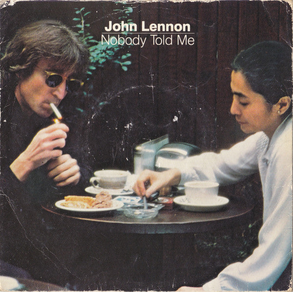 John Lennon : Nobody Told Me (7", Single, Sil)
