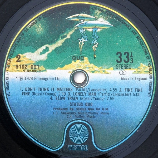 Status Quo : Quo (LP, Album, Mel)