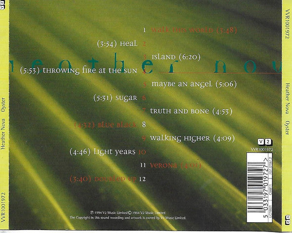 Heather Nova : Oyster (CD, Album, RE, RP)