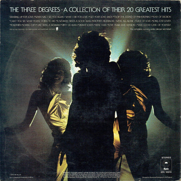 The Three Degrees : A Collection Of Their 20 Greatest Hits (LP, Comp)
