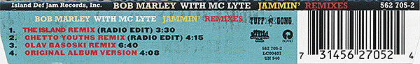Bob Marley With MC Lyte : Jammin' (Remixes) (CD, Single)