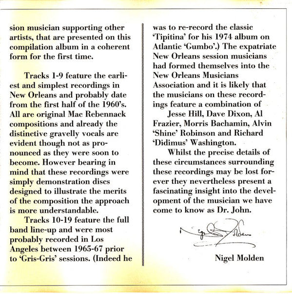 Dr. John - Cut Me While Im Hot (CD) (Very Good Plus (VG)) - DaddyPop