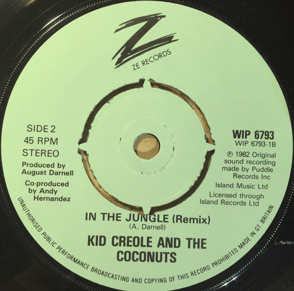 Kid Creole And The Coconuts : Stool Pigeon (7", Gre)
