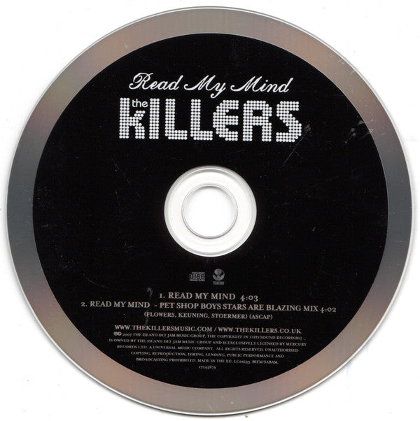 The Killers : Read My Mind (CD, Single)