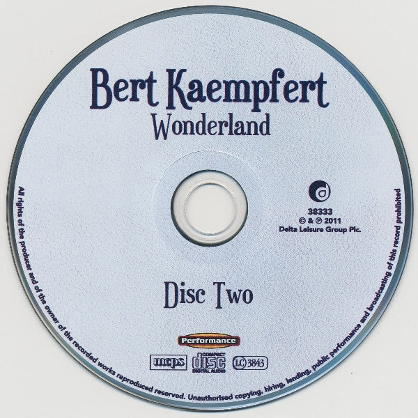 Bert Kaempfert : Wonderland (2xCD)