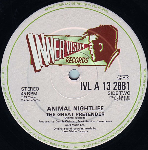 Animal Nightlife - Love Is Just The Great Pretender (12) (Very Good Plus (VG)) - DaddyPop