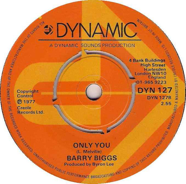 Barry Biggs : You're My Life (7", Single)