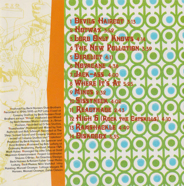 Beck : Odelay (CD, Album, RP)