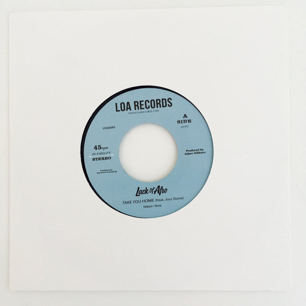 Lack Of Afro : Take You Home / Fires Glow (7", Single)