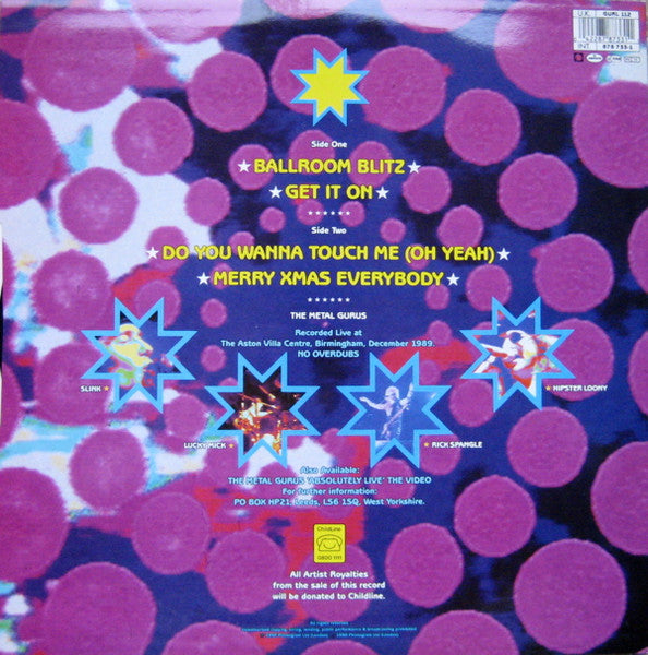 The Metal Gurus : Absolutely Live (12", EP, Ltd)