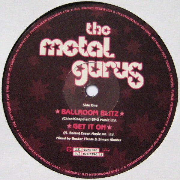 The Metal Gurus : Absolutely Live (12", EP, Ltd)