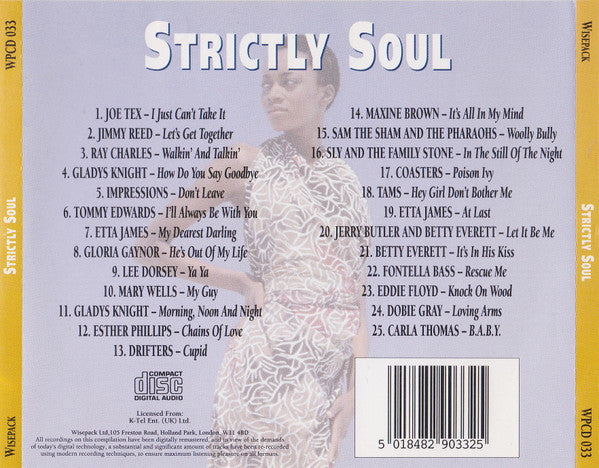 Various - Strictly Soul (CD) (Very Good Plus (VG)) - DaddyPop