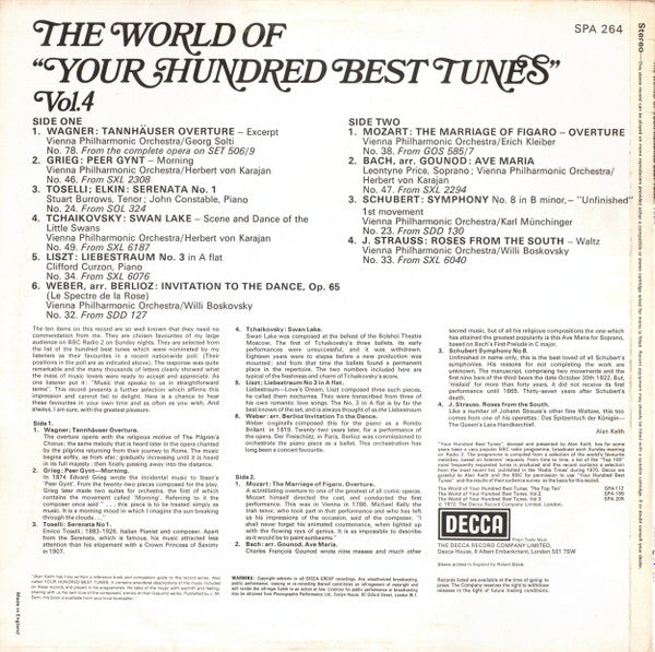 Various : The World Of Your Hundred Best Tunes Vol. 4 (LP, Comp, Sil)