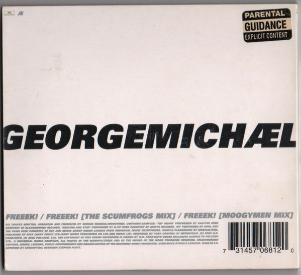 George Michael : Freeek! (CD, Single, Dig)