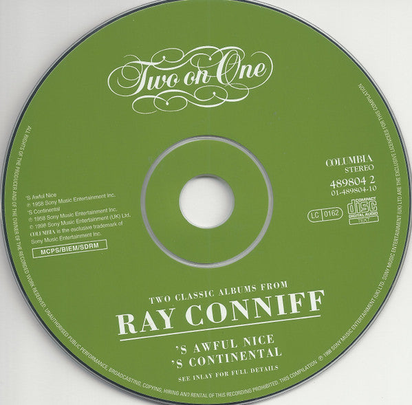 Ray Conniff, Ray Conniff & His Orchestra, Ray Conniff And His Orchestra & Chorus : 'S Awful Nice / 'S Continental (CD, Comp, RE)
