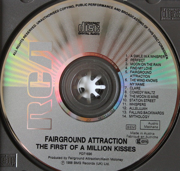 Fairground Attraction : The First Of A Million Kisses (CD, Album, DAD)