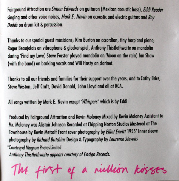 Fairground Attraction : The First Of A Million Kisses (CD, Album, DAD)