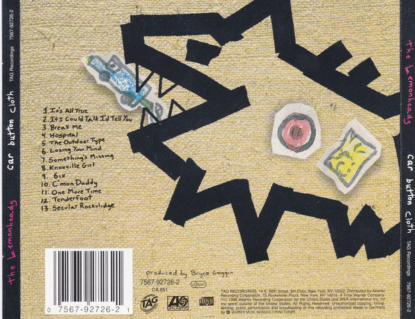 The Lemonheads : Car Button Cloth (CD, Album)