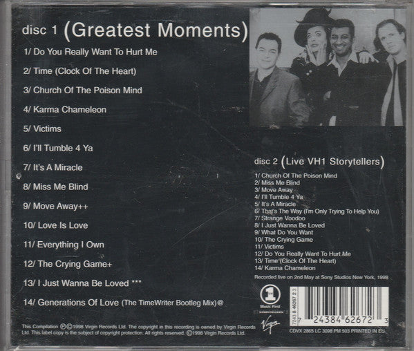 Culture Club : Greatest Moments (2xCD, Comp, EMI)