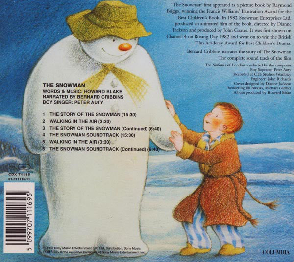 Howard Blake : The Snowman (CD, Album, Dlx, Dig)