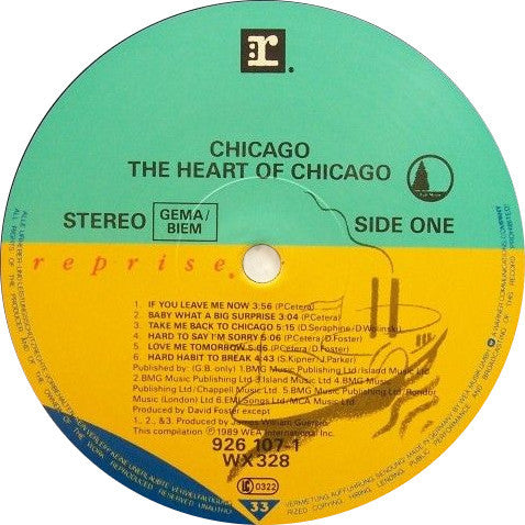 Chicago - The Heart Of Chicago (LP) (Very Good Plus (VG)) - DaddyPop