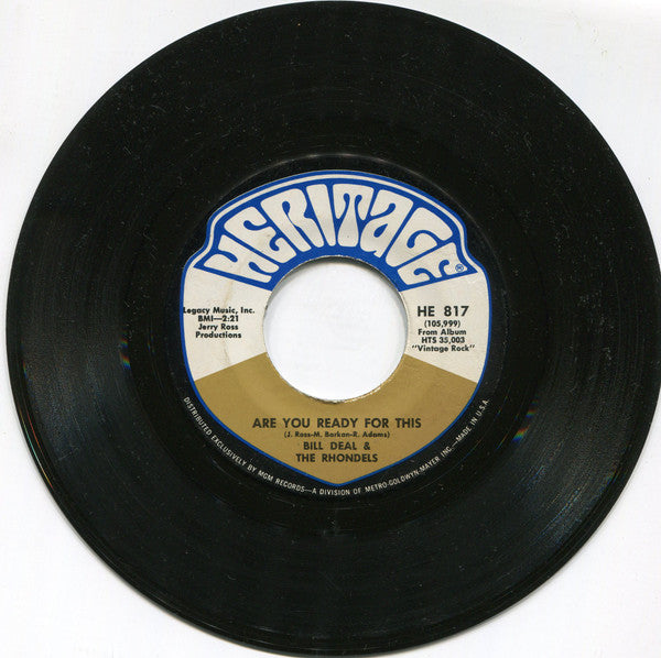 Bill Deal & The Rondells : What Kind Of Fool Do You Think I Am (7", Single)