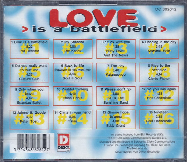 Various - Love Is A Battlefield (CD) (Very Good Plus (VG)) - DaddyPop