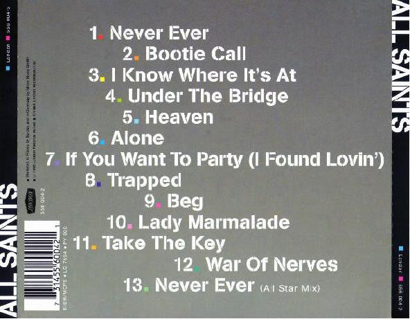 All Saints - All Saints (CD) (Very Good (VG)) - DaddyPop