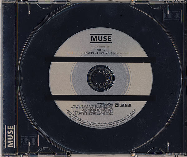 Muse : Unintended (Minimax, Single, CD2)