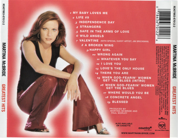 Martina McBride : Greatest Hits (HDCD, Comp, K2 )