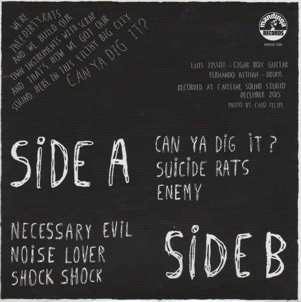 Thee Dirty Rats : Traps And Mass Confusion (7", EP)