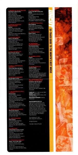 Various : Uncut (18-Track Guide To The Month's Best Music) (CD, Comp)
