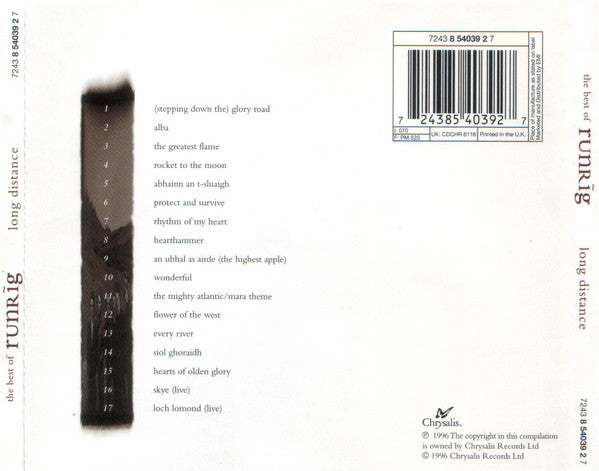Runrig : The Best Of Runrig (Long Distance) (CD, Comp, RM)