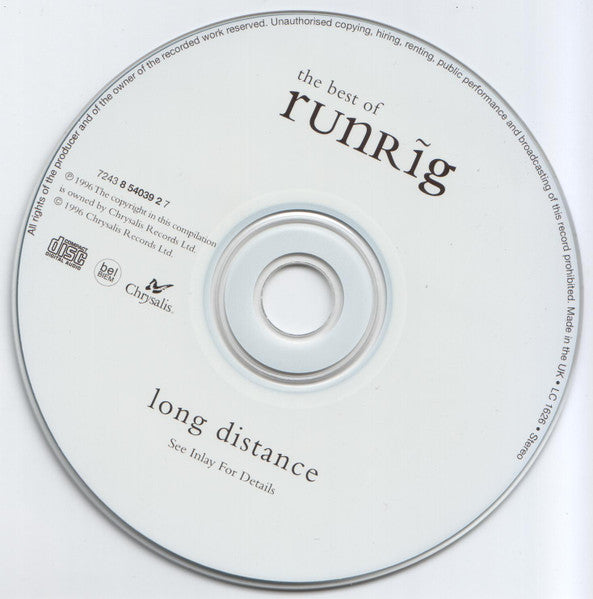 Runrig : The Best Of Runrig (Long Distance) (CD, Comp, RM)