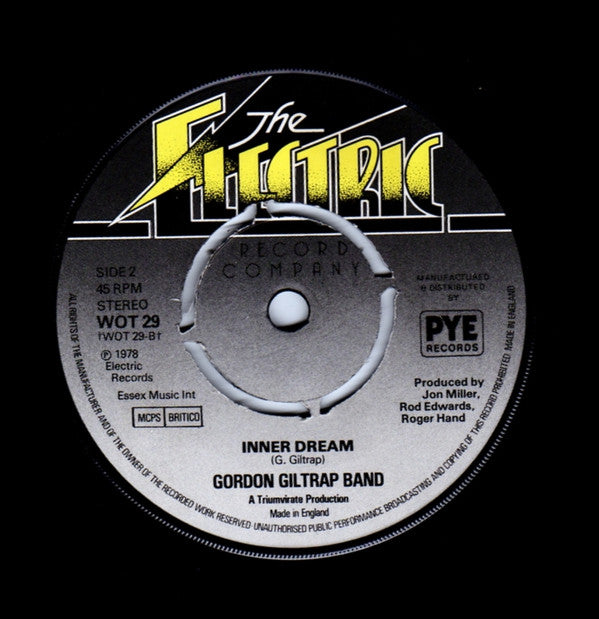 Gordon Giltrap Band : Fear Of The Dark (7", Single, Kno)