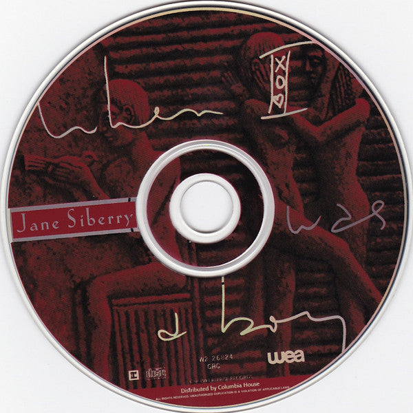 Jane Siberry : When I Was A Boy (CD, Album, Club)