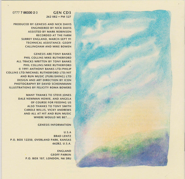 Genesis : We Can't Dance (CD, Album)