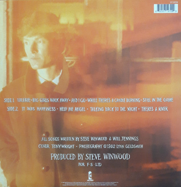 Steve Winwood : Talking Back To The Night (LP, Album, RE)