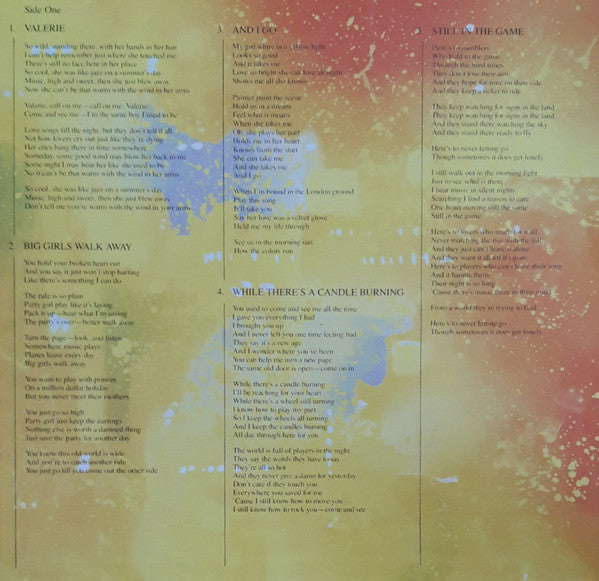 Steve Winwood : Talking Back To The Night (LP, Album, RE)