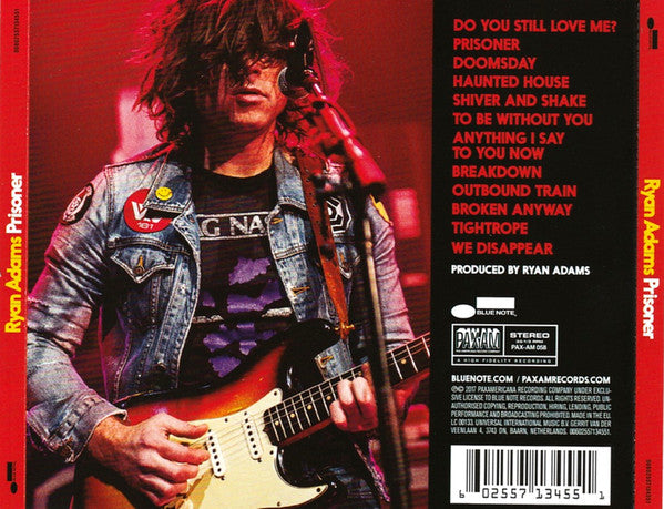 Ryan Adams : Prisoner (CD, Album)