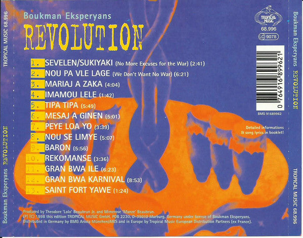 Boukman Eksperyans : Revolisyon! (CD, Album)
