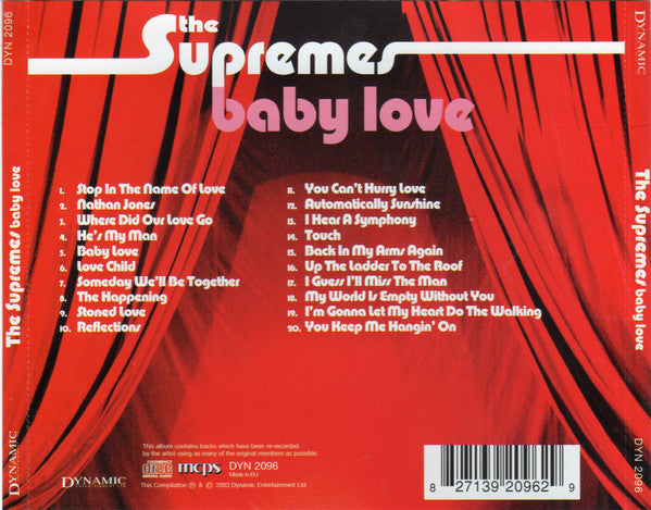 The Supremes : Baby Love (CD, Comp)