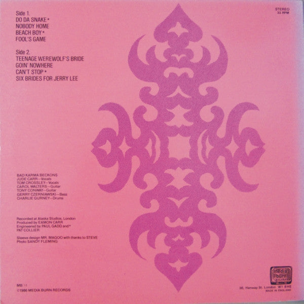 Bad Karma Beckons : Mutate And Survive (LP, Album)