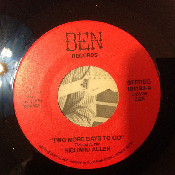 Richard Allen (17) : Two More Days To Go (7", Single)