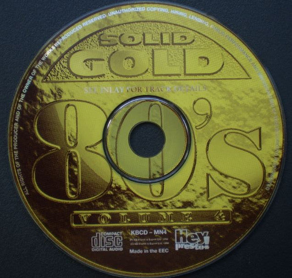 Various : Solid Gold 80's - Volume 4 (CD, Comp)