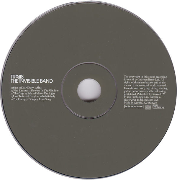 Travis : The Invisible Band (CD, Album)